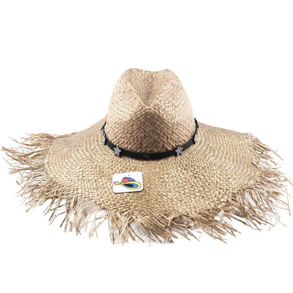 Sombrero de Rafia Estrellas