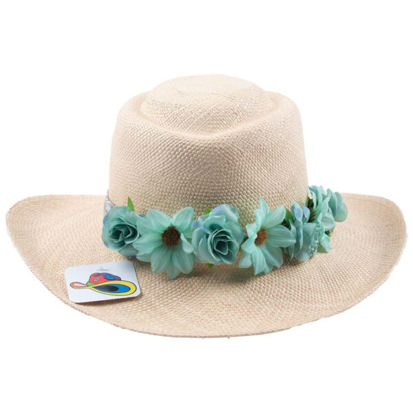Panama-hat Flores Verdes