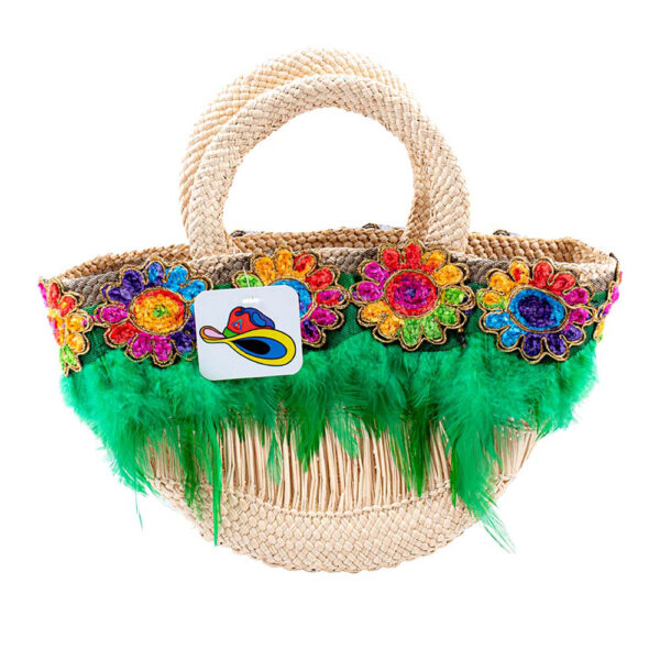 Bolso de Flores de Palma de Iraca