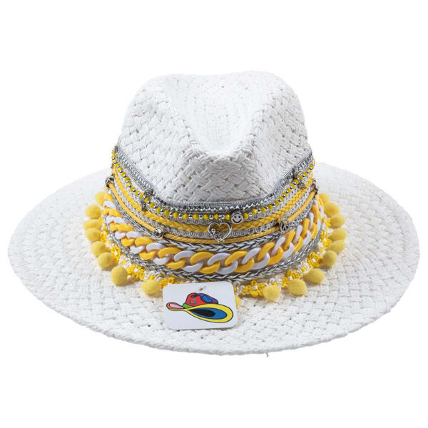 Fashion Hat Happy Yellow Link