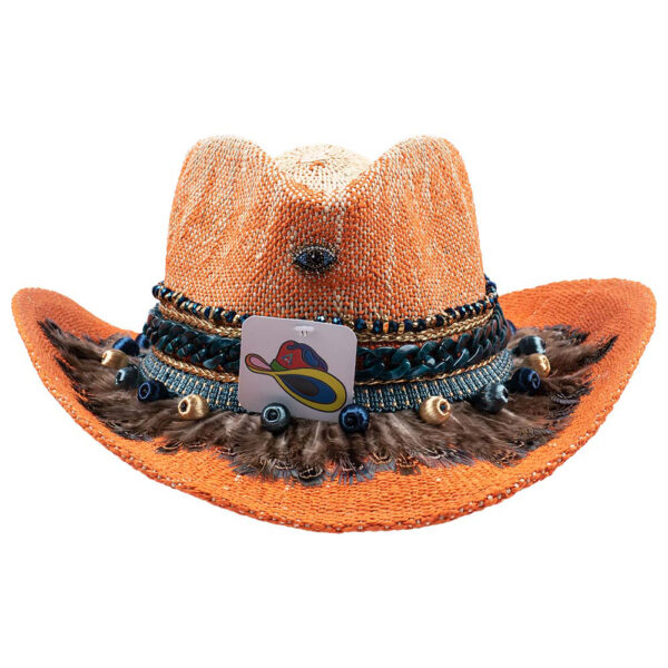 Cowboy Hat Orange Third Eye